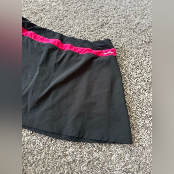 ADIDAS Women’s Black & Pink Tennis Athletic Pull On Skort Size Medium - Picture 9 of 10